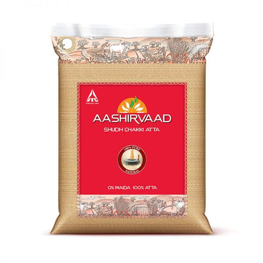 Aashirvaad (Export Pack) Chakki Atta Flour 5kg