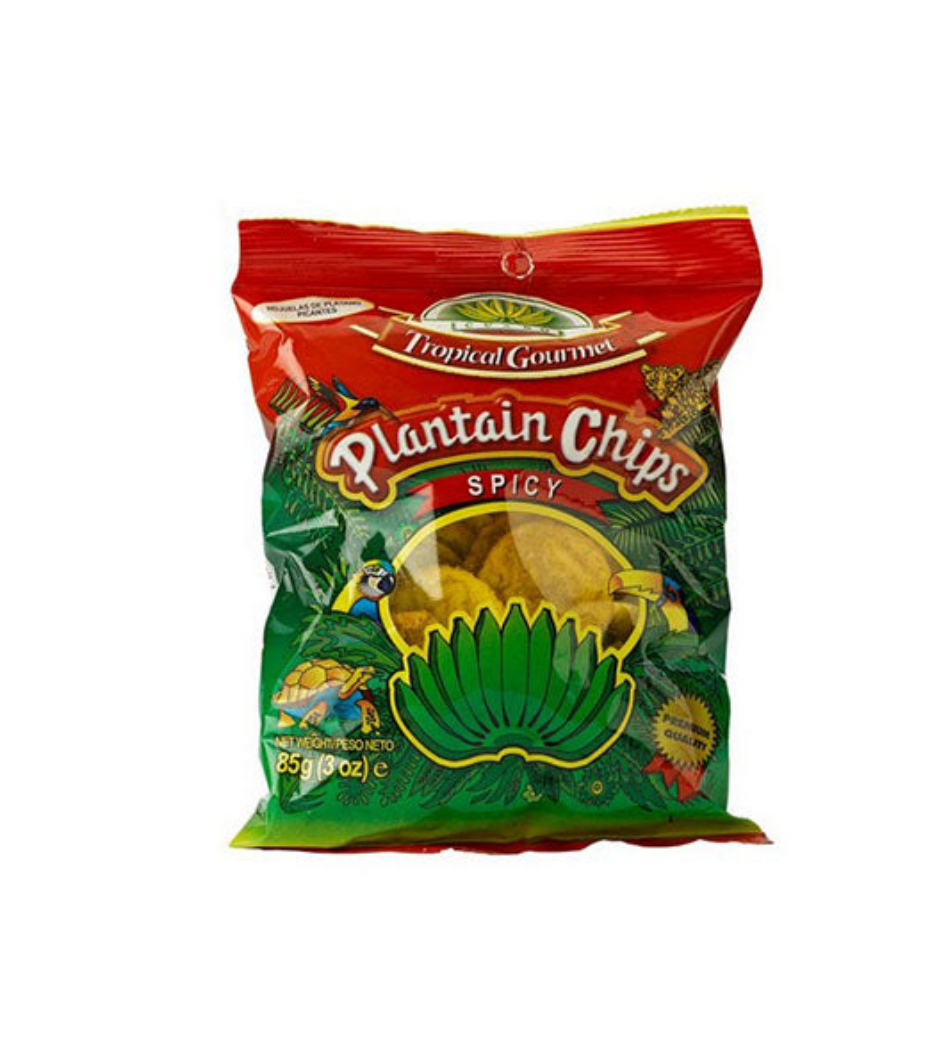 Tropical Gourmet Kochbananen-Chips, würzig, 85 g