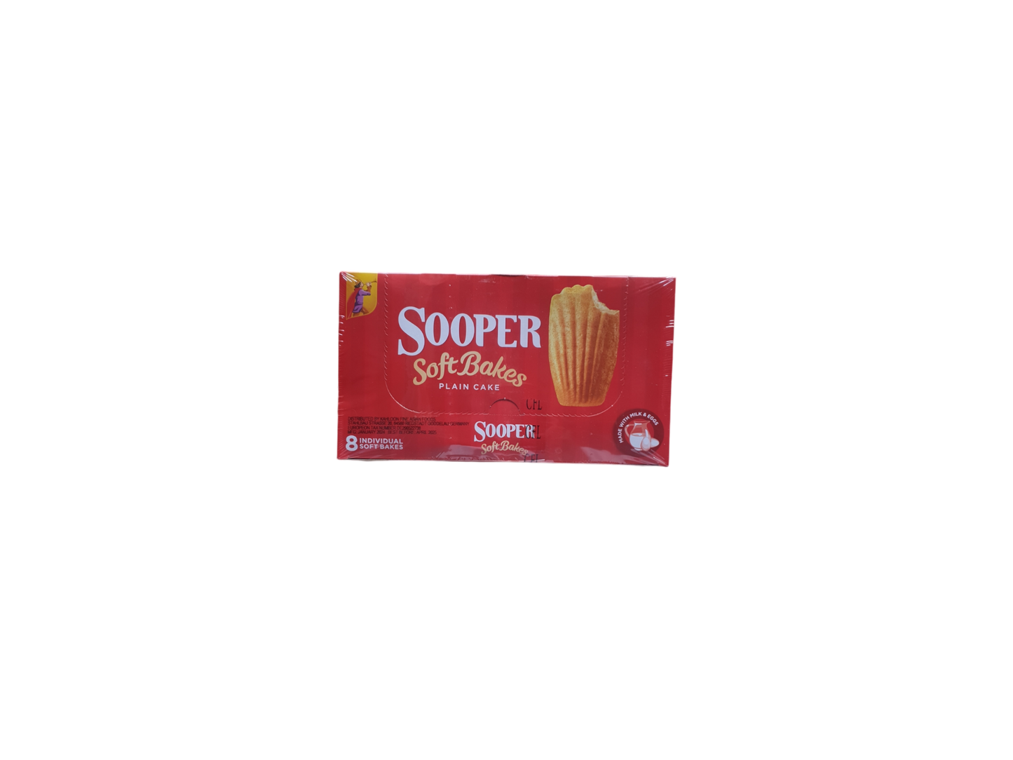 EBM Sooper Soft Bakes Normaler Kuchen 8 Soft Bakes