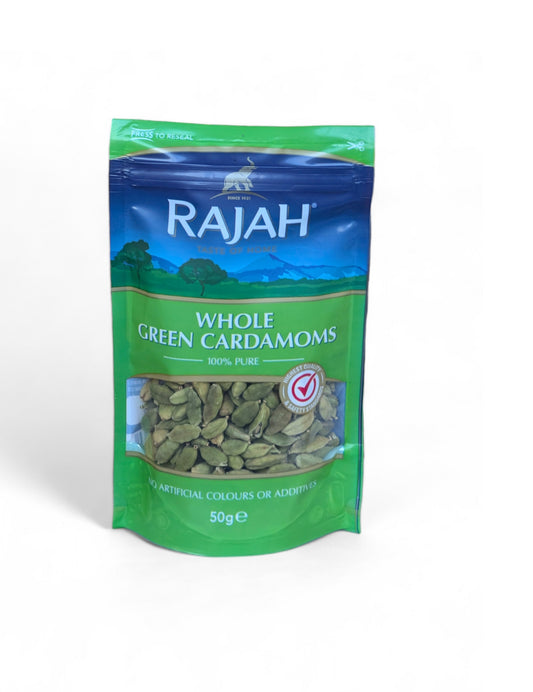 Rajah Whole Green Cardamom (Elaichi) 50g