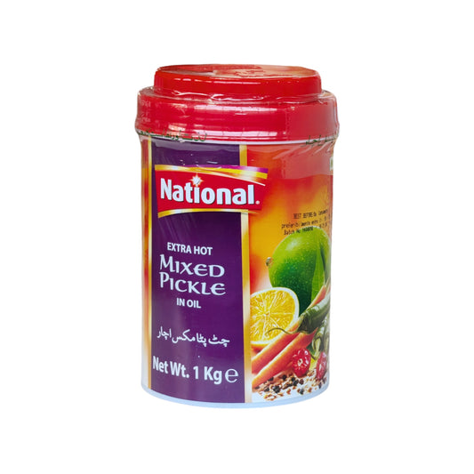 National Mixed Pickle - Extra Hot 1kg