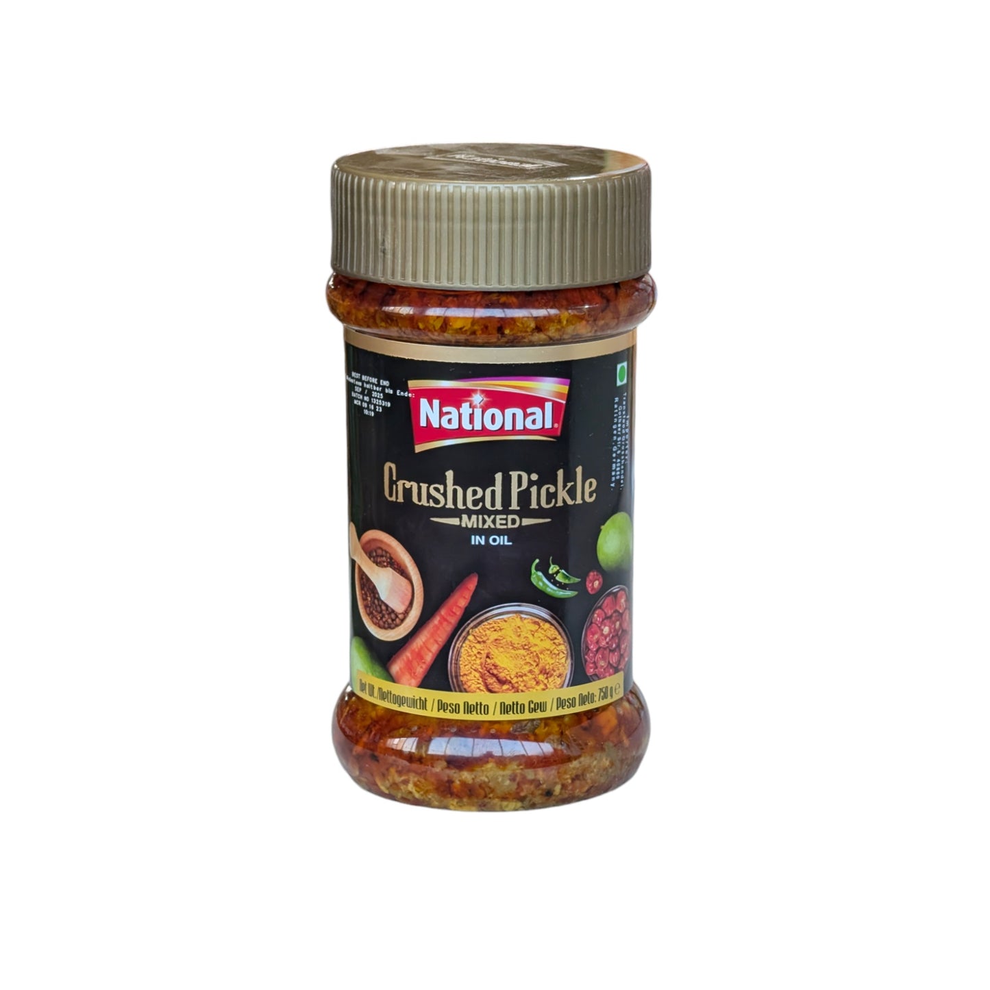 National Crushed Pickles 750g