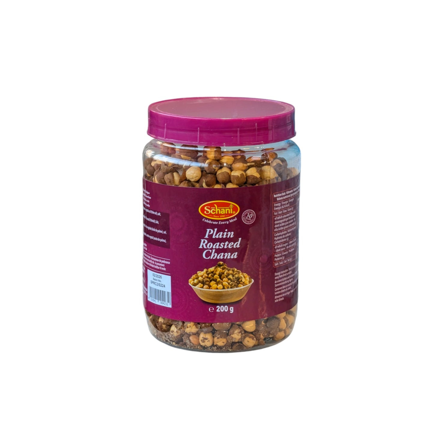 Schani Plain Roasted Chana Jar 200g