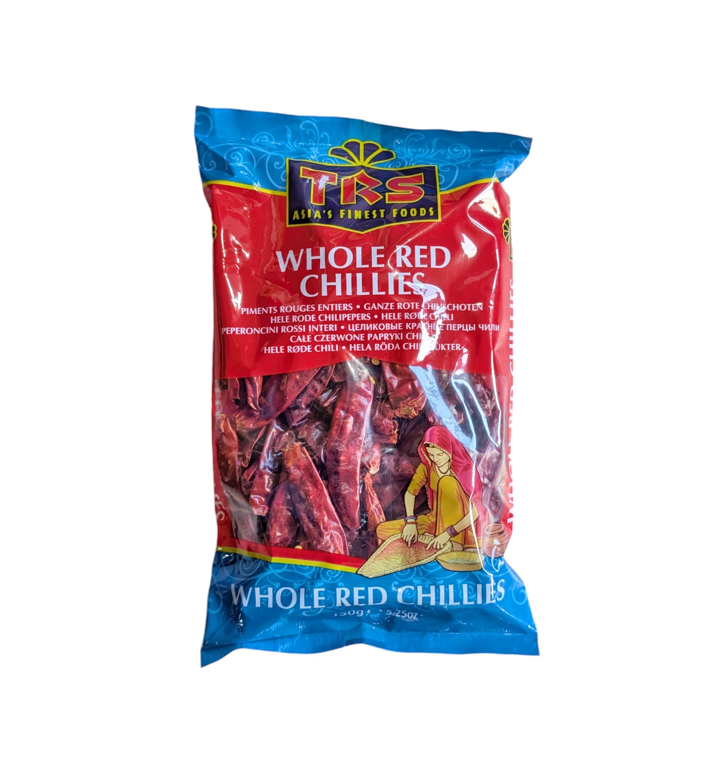 TRS Dried Whole Red Chillies 150g