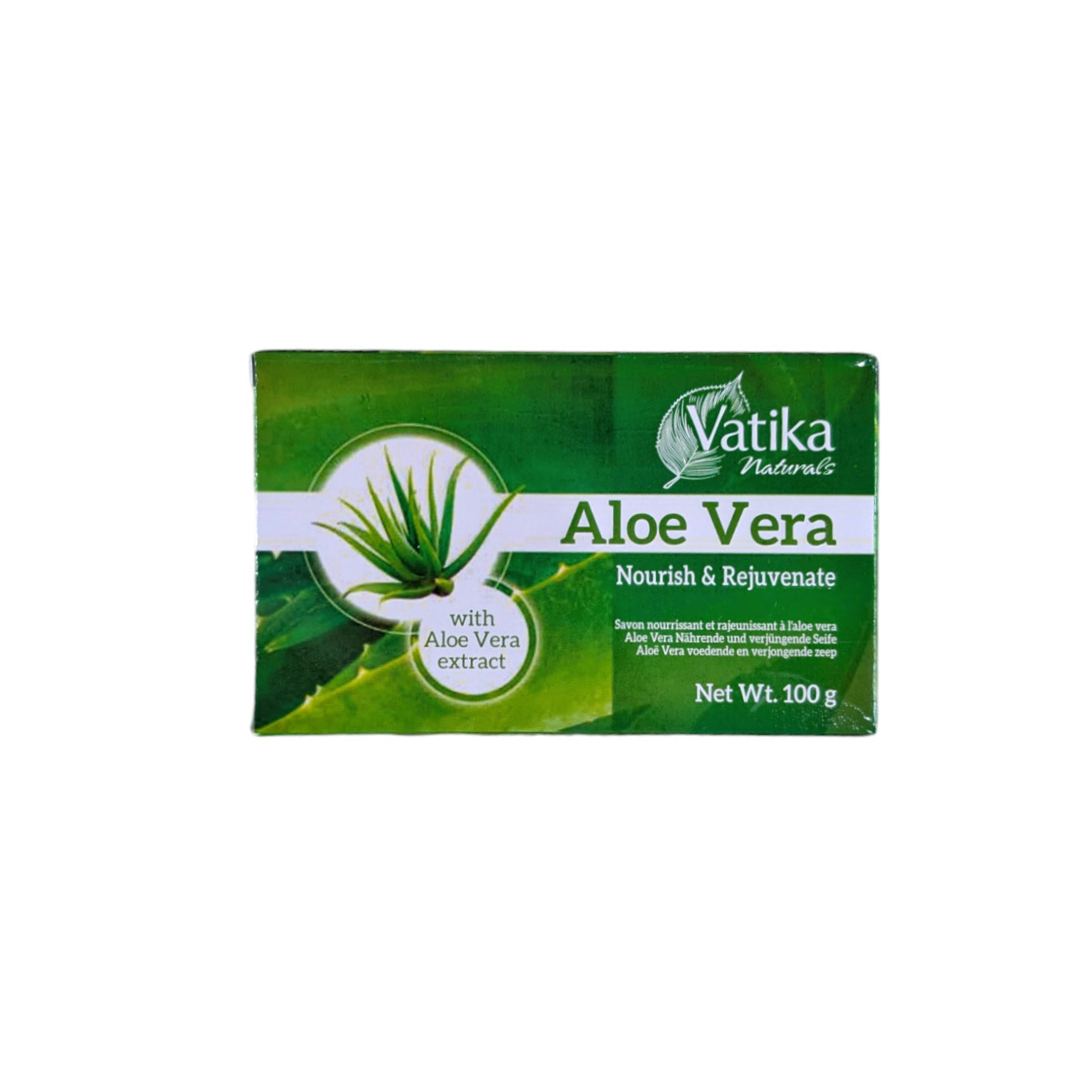 Vatika Aloe Vera Nourish & Rejuvenate Soap 100g