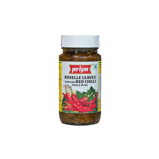 Priya Roselle Leaves (Gongura) Red Chilli Pickle 300g