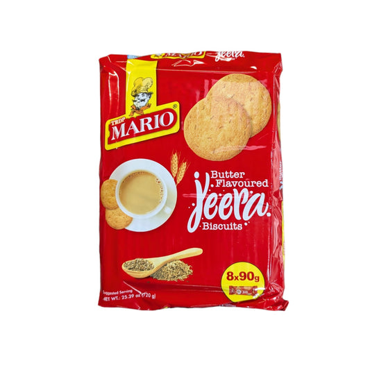 Mario Butter Flavored Jeera Biscuits 8×90g