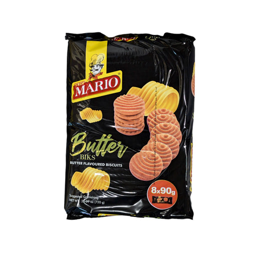 Mario Butter Biks Biscuits 8×90g