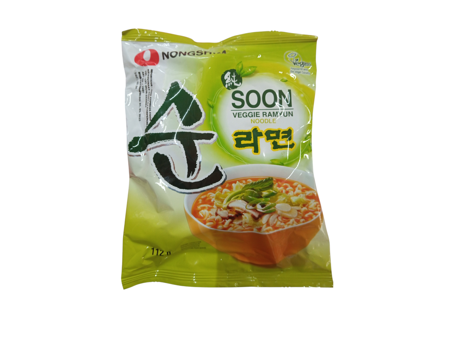 Nongshim Soon vegetarische Ramyun-Nudeln (HALAL)