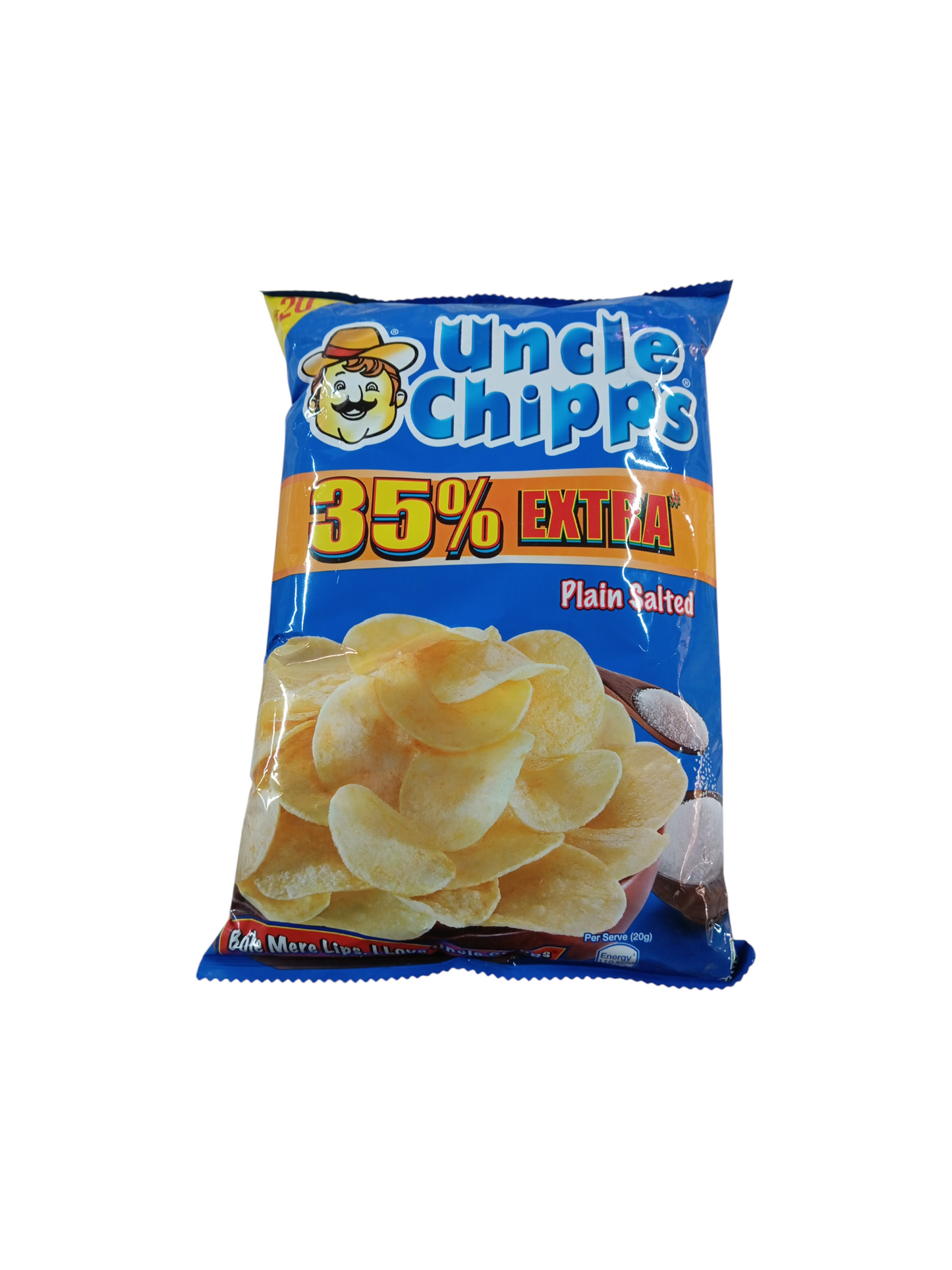 Uncle Chipps Plain Salted 50g