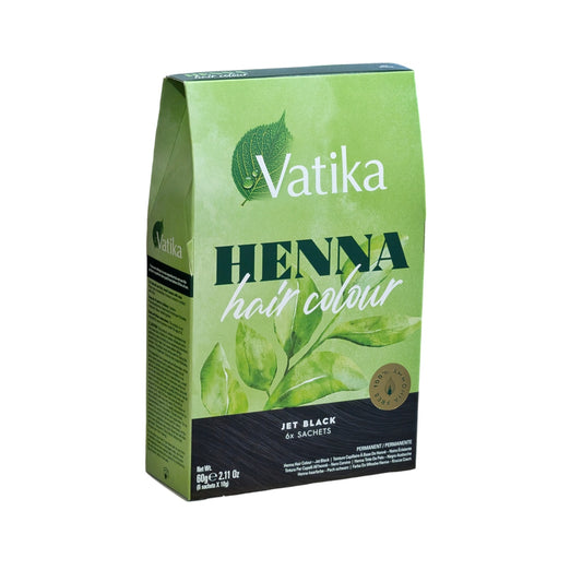 Dabur Vatika Haarfarbe (Tiefschwarz) 60g