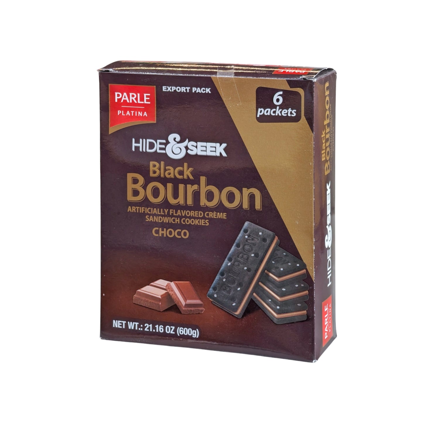 Parle Hide &amp; Seek Schwarze Bourbon-Schokoladenkekse, 600 g