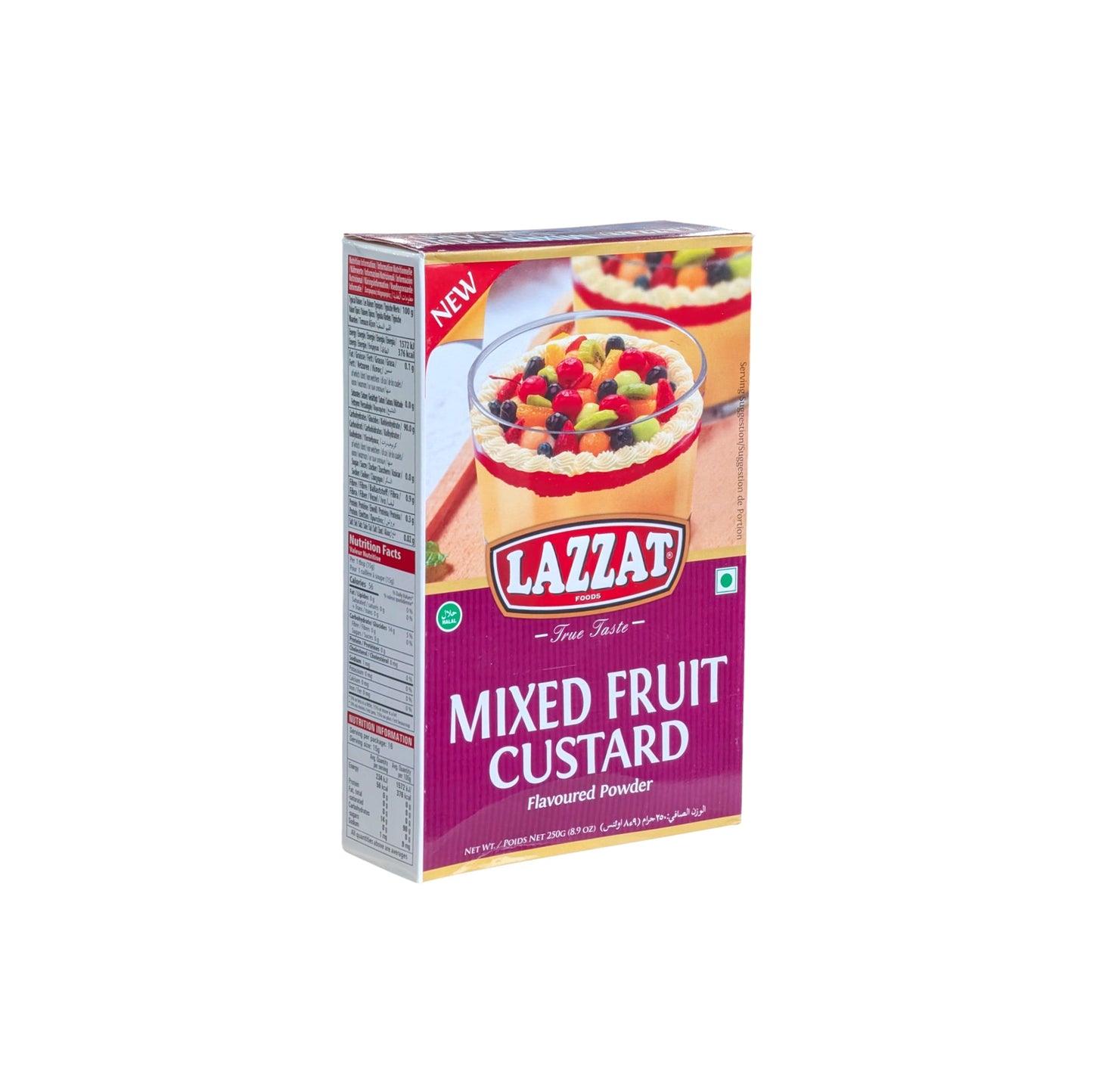 Lazzat Fruchtpudding mit gemischten Früchten 250g