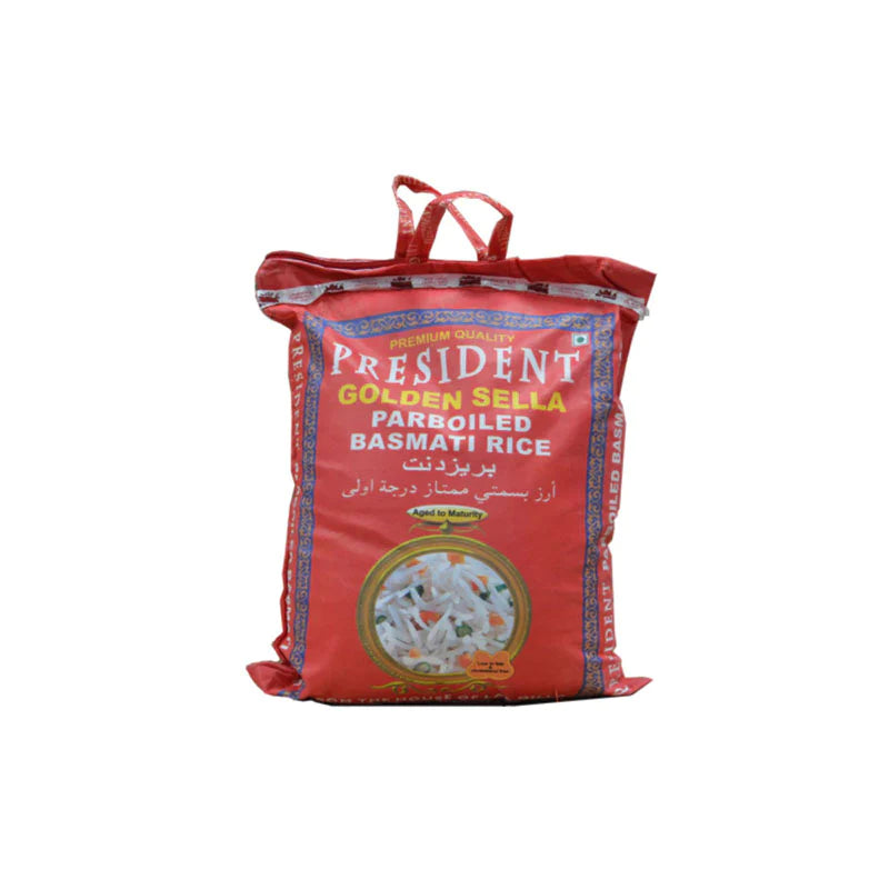 President Golden Sella Parboiled Basmati Rice 10kg