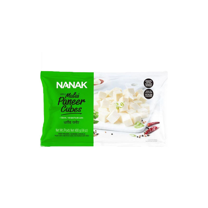 Fresh Paneer Nanak Asli Malai Cubes 400g