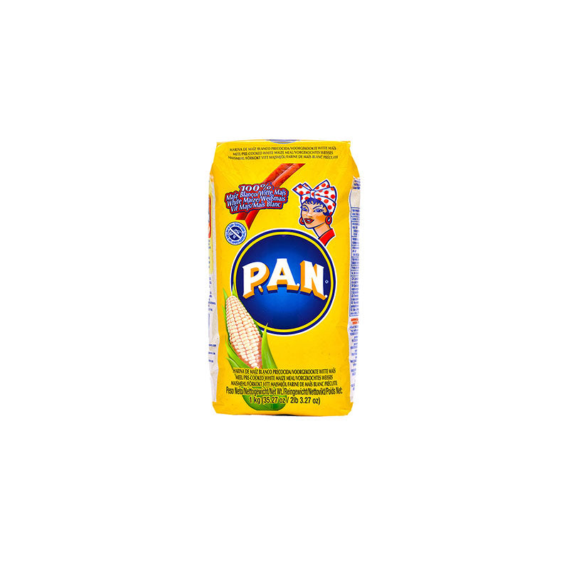 Harina PAN White Maize Flour yellow paking (maki atta ) 1kg