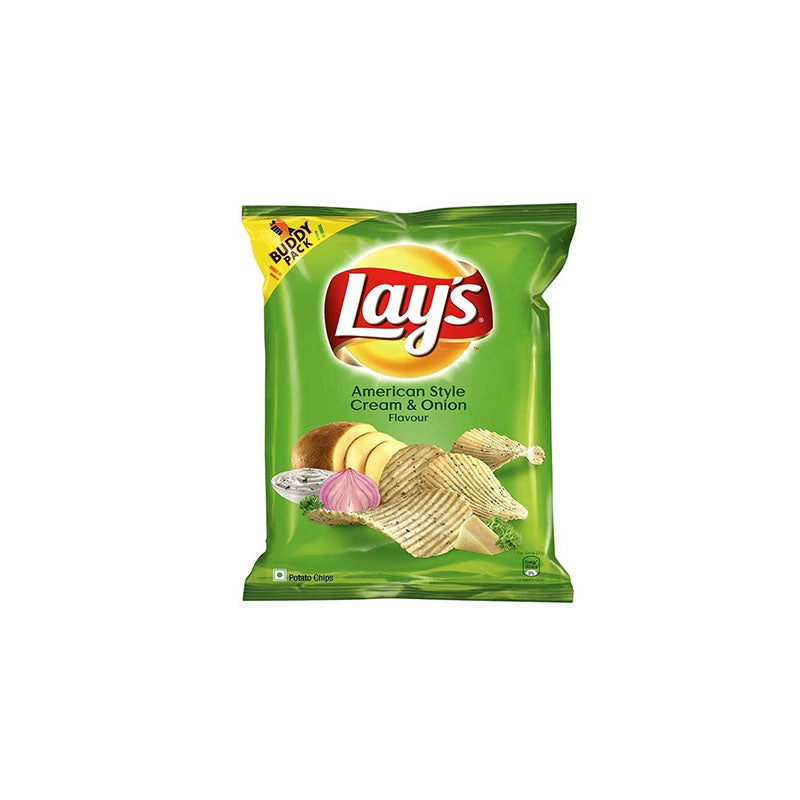 Lays Crisps American Style Cream & Onion Flavour 50g