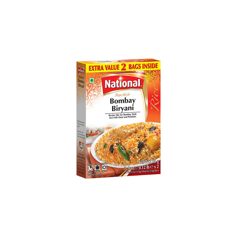 National Bombay Biryani 110g 2 Bags Inside