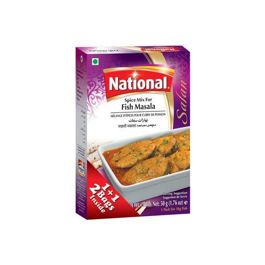 National Fish Masala - 2 bags, 40g × 2