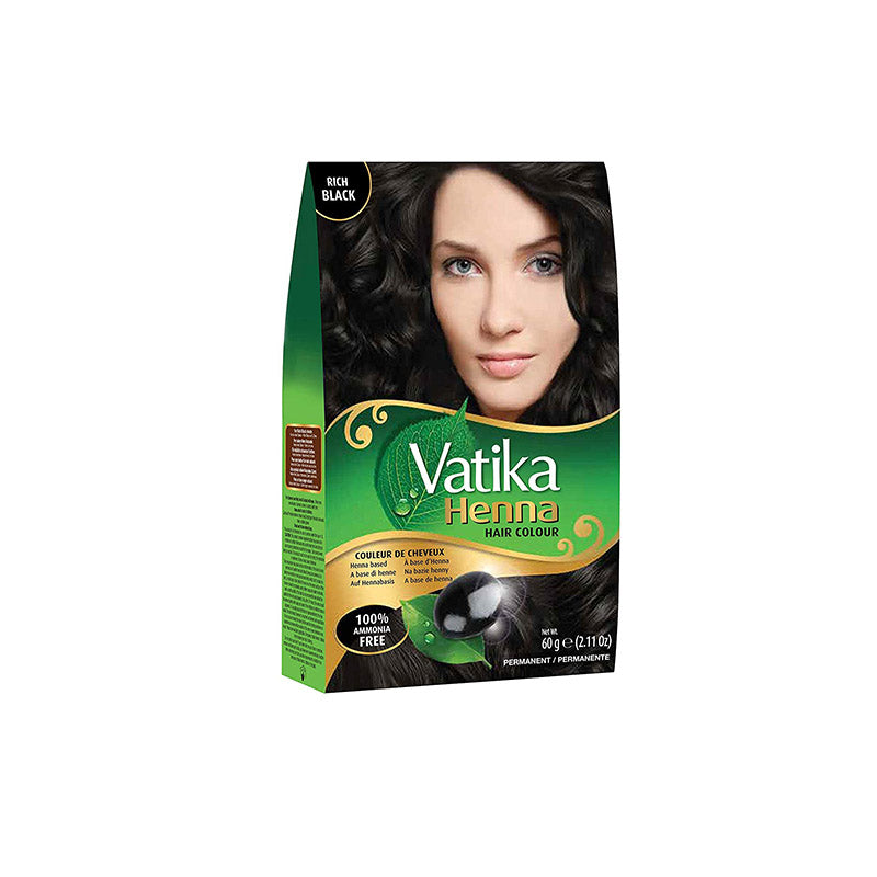 Vatika Hair Colour Rich Black 60g