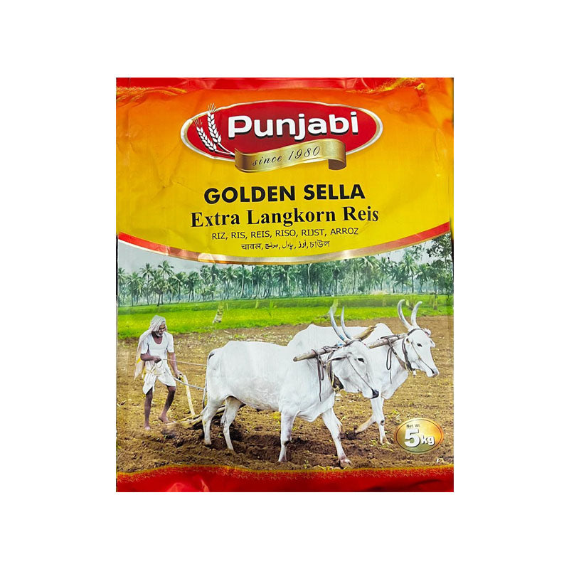 Punjabi Extra Long Golden Sella  Rice 5kg